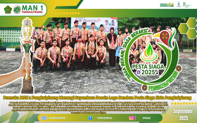 Pramuka MAN 1 Pangkalpinang Menangi Sayembara Desain Logo Bendera Pesta Siaga Kota Pangkalpinang