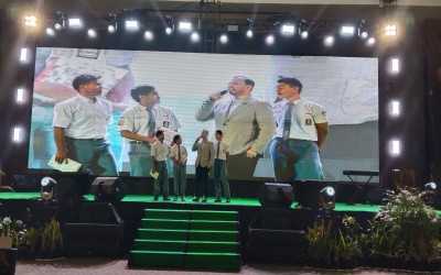 20 Siswa OSIM MAN 1 Pangkalpinang Hadiri Inspirational Talk Bersama Hanta Yuda Rasyid di Hotel Novotel